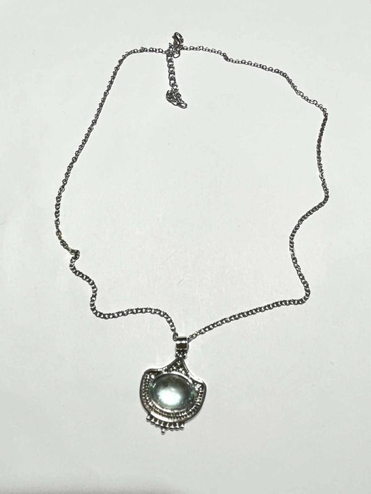 Vintage Green Stone Necklace