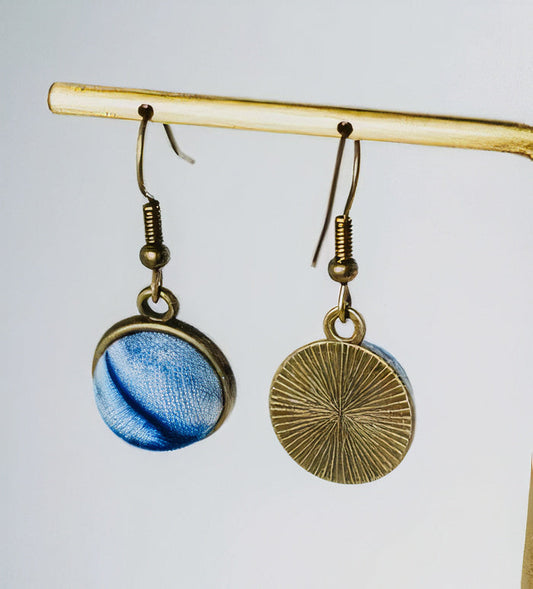 Vintage Golden Crystal Earrings